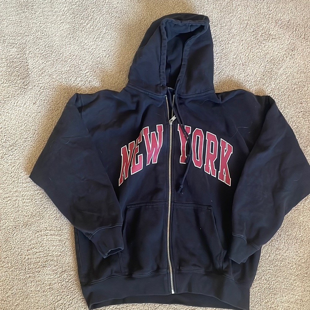 Oversized Brandy Melville Zip Up